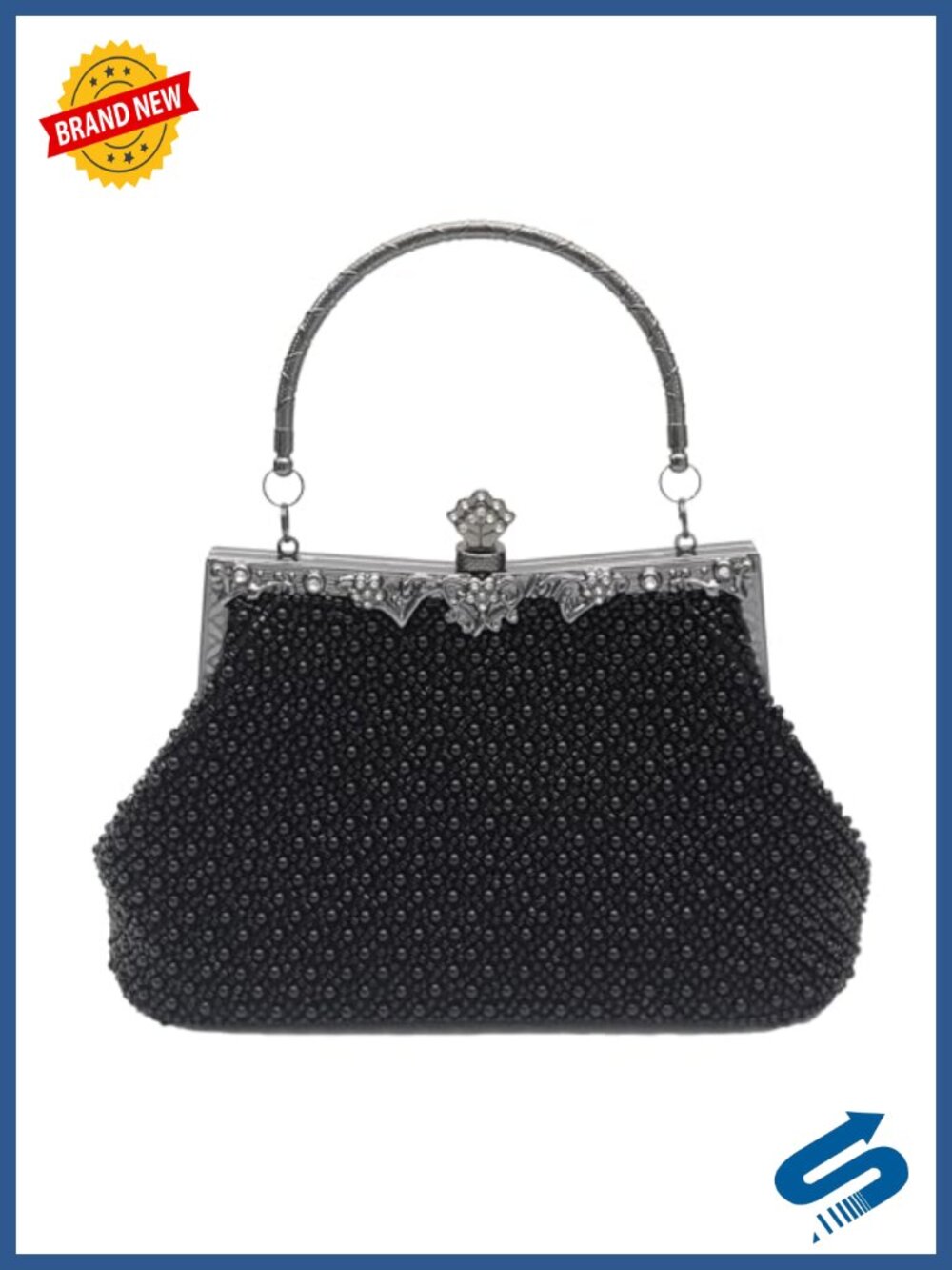 1920s Vintage Beaded Evening Bag Clutch Purse for Women